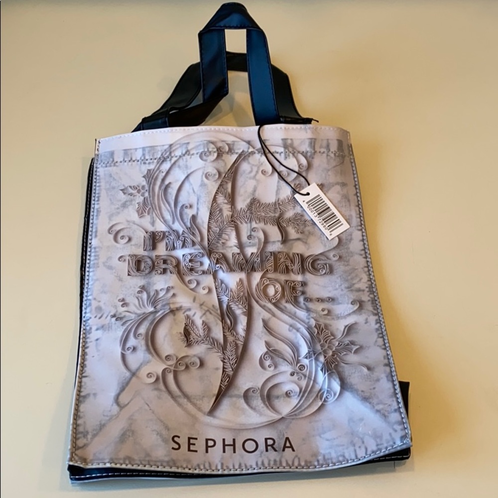 ⭐️NWT⭐️SEPHORA White & Black Tote